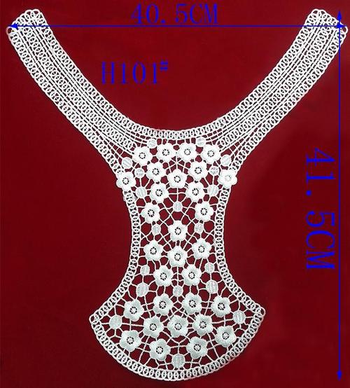 花边胸花领花服装辅料水溶刺绣